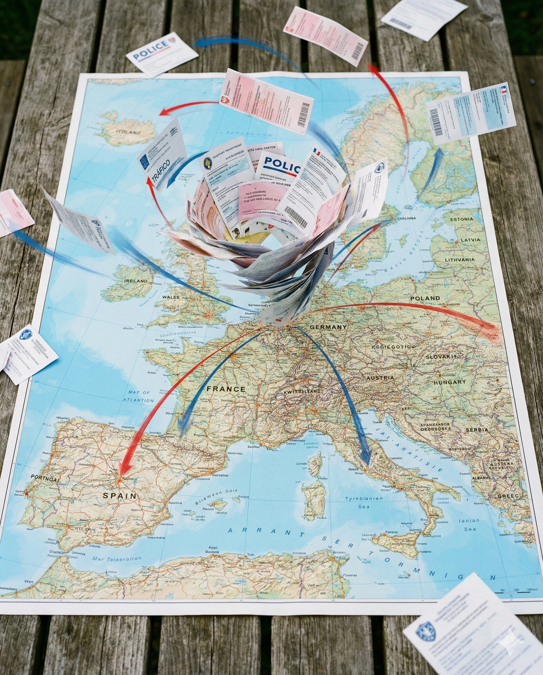 Mapa Europa Transporte